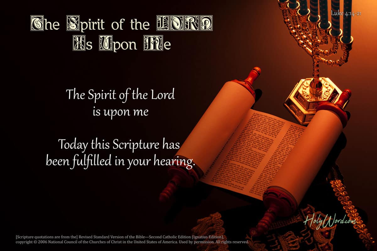 Luke 4 The Spirit Is Upon Me