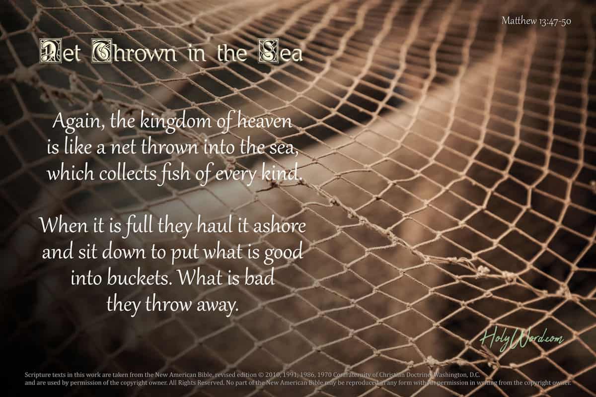 Matthew 6 Net In The Sea