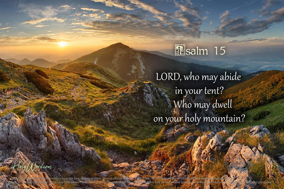 Psalm 15 Holy Mountain