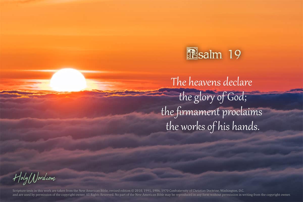 Psalm 19 The Firmament Proclaims
