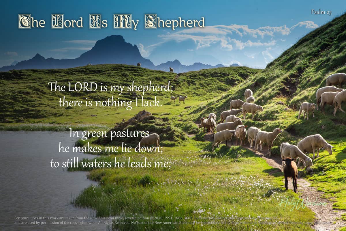 Psalm 23 – The Lord Is My Shepherd – HolyWord.com