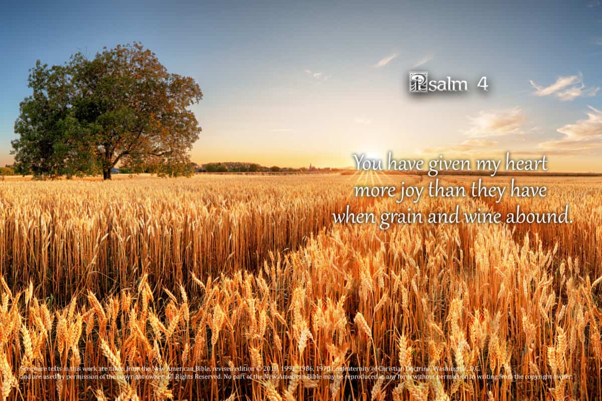 Psalm 4 More Joy Than Grain Abound